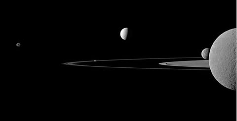 Saturn's moon Enceladus