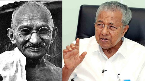 Gandhiji, Pinarayi Vijayan
