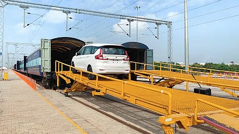 Maruti Suzuki makes history by becoming the first car manufacturer to deliver vehicles by rail to the Kashmir Valley