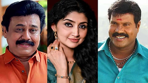 Vinayan, DIvya Unni and Kalabhavan Mani