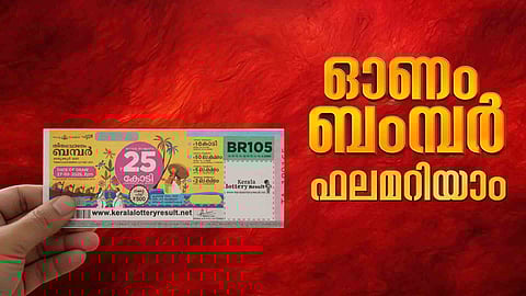 Thiruvonam Bumper lottery result announced