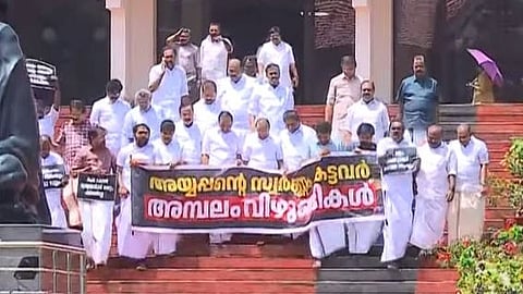 Sabarimala gold plating issues kerala assembly uproar
