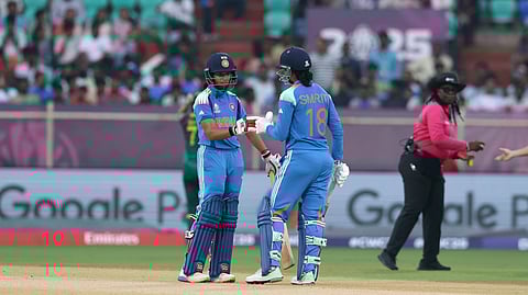 Prathika-Smriti duo batting