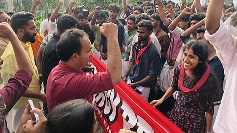 SFI achieves massive victory in the College Union elections under Calicut University.