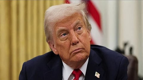 US President Donald Trump 