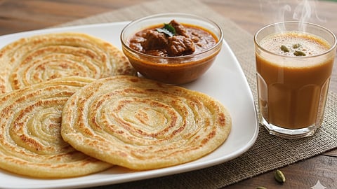 Kerala Poratta and tea