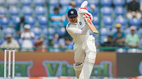 Shubman Gill batting