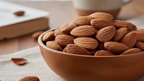 Almond in a bowl