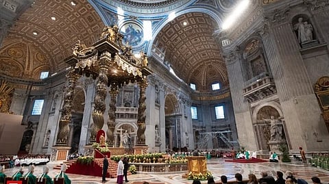 Man detained after urinating on main altar inside St. Peter’s Basilica