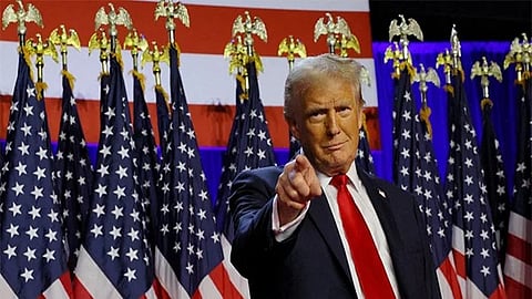 US President Donald Trump 