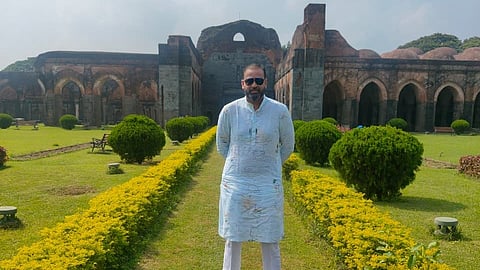Yusuf Pathan Visits Bengal's Adina Mosque