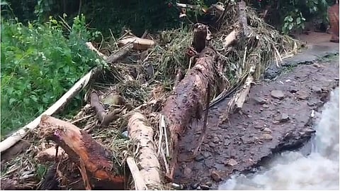 Severe landslide in Kattappana, Idukki