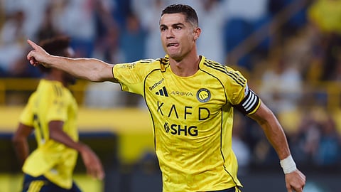 Cristiano Ronaldo in Al Nassr FC jersey
