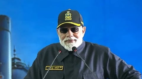 PM Modi Celebrates Diwali With Navy