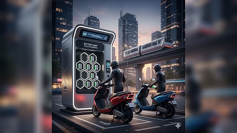  battery swapping station