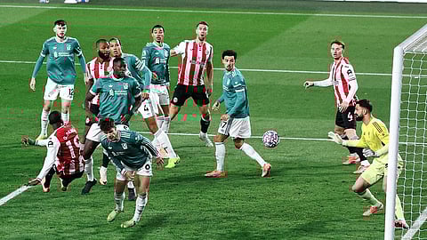 From the Brentford-Liverpool match