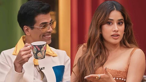 Karan Johar and Janhvi Kapoor