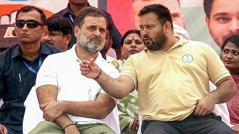 Rahul Gandhi, Tejashwi Yadav