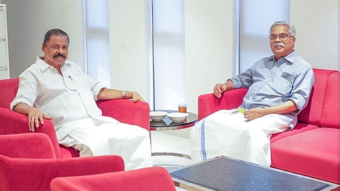 M V Govindan, Binoy Viswam