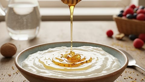 Honey in Curd