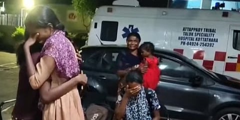 Two children, who were siblings, died after a house wall collapsed in Attappadi.