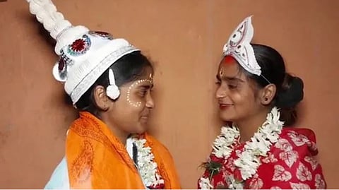 2 young women defy norms to marry in Sundarbans temple, village rallies behind them