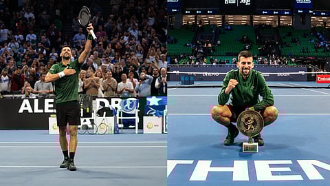 Novak Djokovic Hellenic Championship Athens