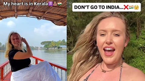 Kerala tourism is praised by a foreign tourist in a viral video