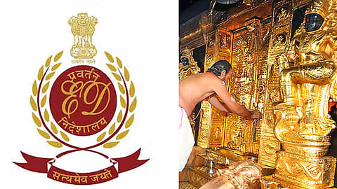 Enforcement Directorate intervening in the gold robbery in Sabarimala