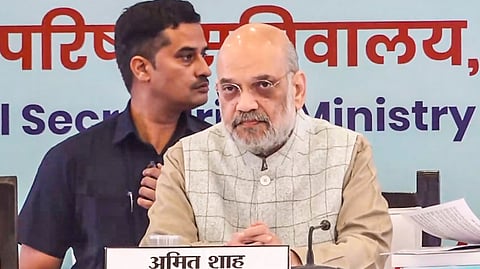 Union Home Minister Amit Shah during the 32nd Northern Zonal Council meeting