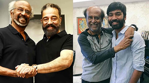 Kamal Haasan, Dhanush and Rajinikanth
