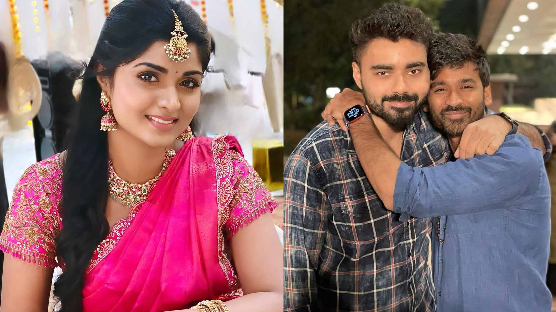 Manya Anand, Dhanush and Manager Sheryas