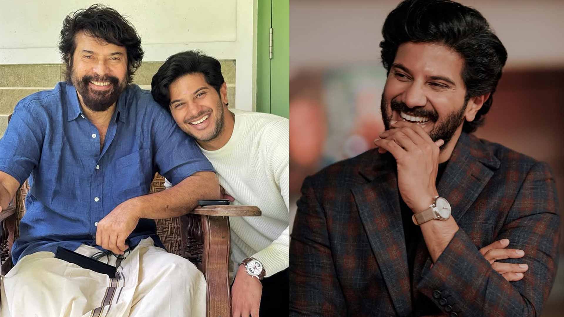 Dulquer Salmaan And Mammootty