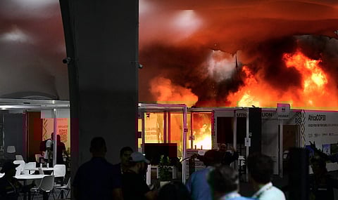 Massive Fire Breaks Out At COP30 Venue In Brazil