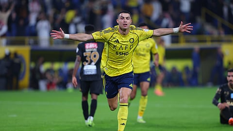 Cristiano Ronaldo scores from a bicycle kick for Al-Nassr in Saudi league 
