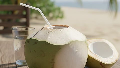 tender coconut drink, dehydration