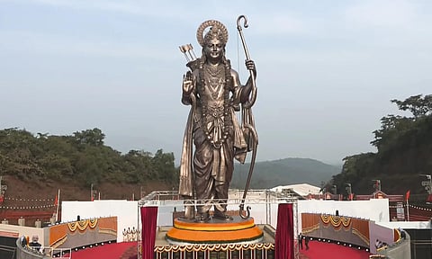 PM Modi unveils 77-foot Lord Rama statue and Ramayana theme park in Goa