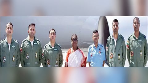 Droupadi Murmu's 'India One' plane crew