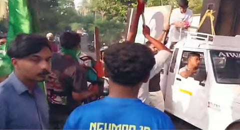 UDF workers with deadly weapons in the climactic phase of the campaign in Malappuram
