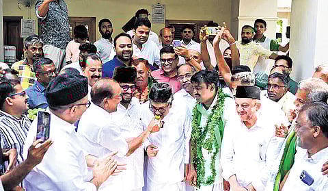 IUML national  celebrating UDF’s mammoth victory 