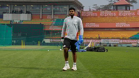 sanju samson in training