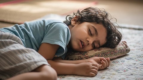 child sleeping, adenoid problems