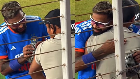 Hardik Pandya's Six Injures Cameraman