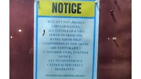 Bangladesh temporarily suspends consular, visa services from High Commission in New Delhi