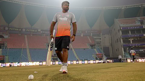 Sanju Samson training