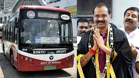 KSRTC E- Bus, V V Rajesh