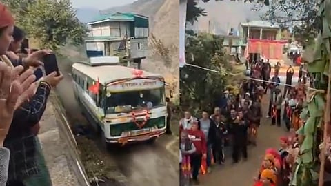 Himachal Pradesh Village Celebrates First Motorable Road