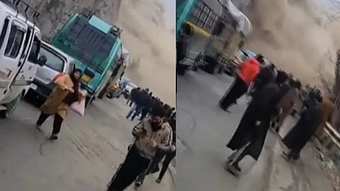 Massive landslide on busy J&K highway