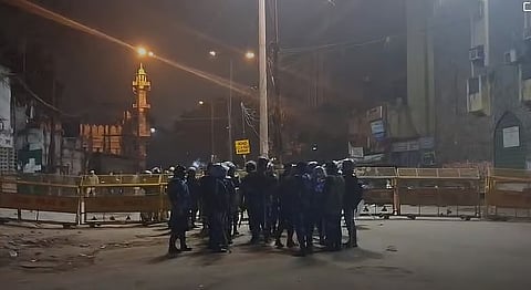 Five Delhi Police personnel injured as anti-encroachment drive near mosque turns violent