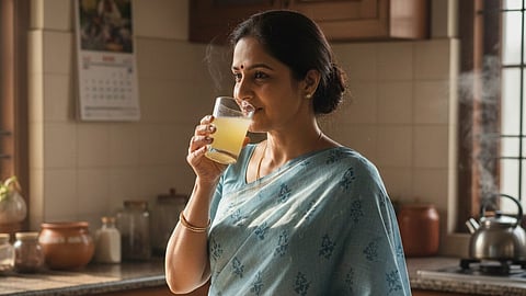 Lemon Juice in empty stomach, breakfast